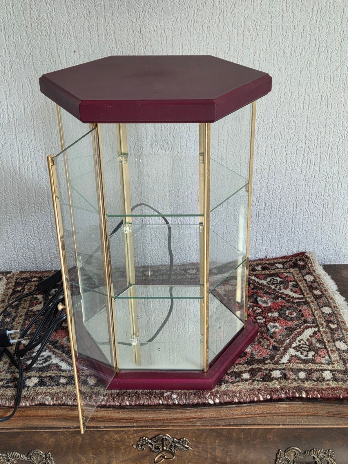 Vitrinekastje voor Swarovski kristal met verlichting, Ophalen