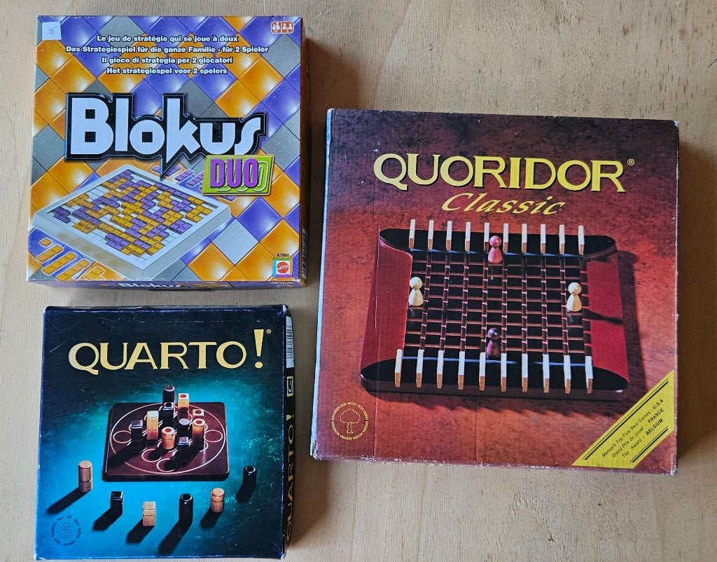 quarto, quoridor en blokus, Een of twee spelers, Ophalen of Verzenden, Zo goed als nieuw