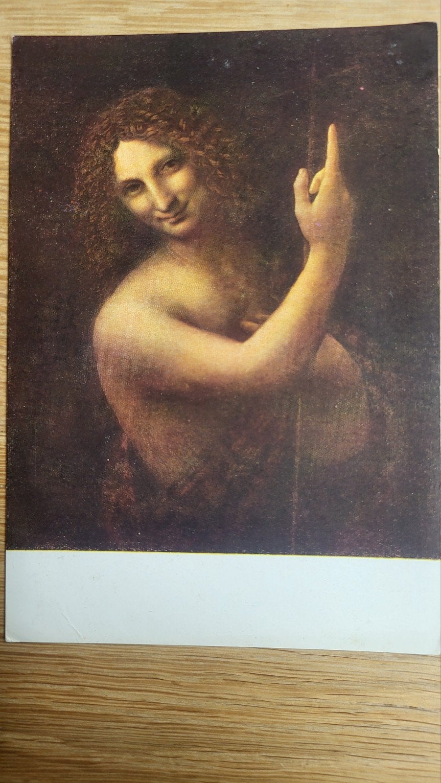 Ansichtkaart Leonardo da Vinci - Saint Jean-Baptiste, Verzamelen, Ophalen of Verzenden, Ongelopen, Cultuur en Media