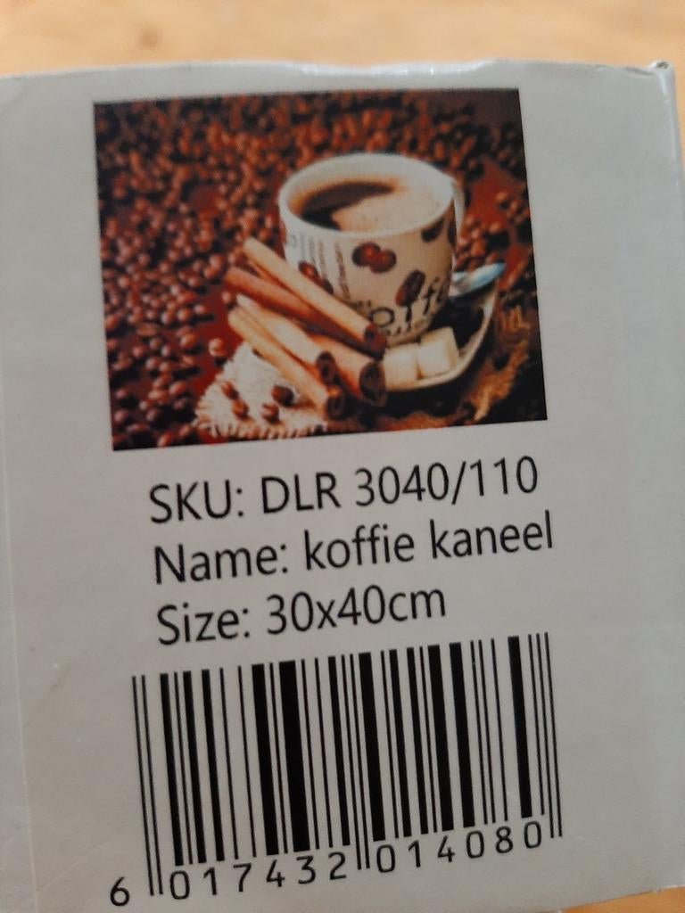 Diamond painting koffie met koffiebonen en kaneel benelux, Ophalen of Verzenden, Nieuw, Knutselwerk