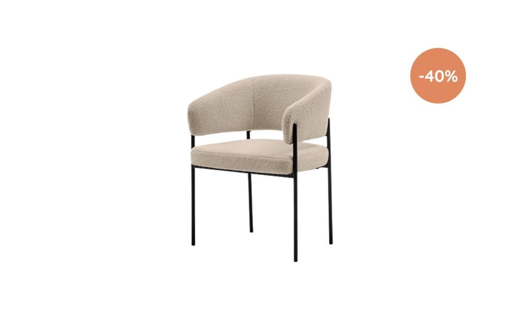 Eetkamerstoel beige, Ophalen, Overige kleuren, Zo goed als nieuw, Eén