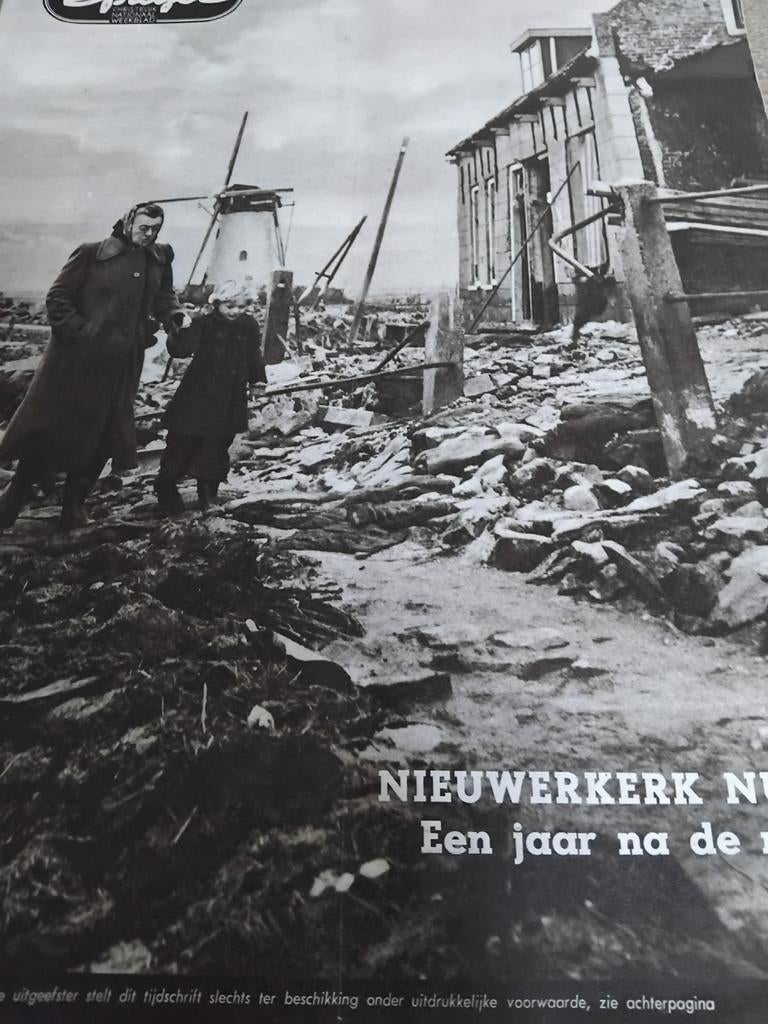 Pakket Watersnood 26 tijdschr.+ knipsels, Ophalen of Verzenden, 1920 tot 1940, Knipsel(s)