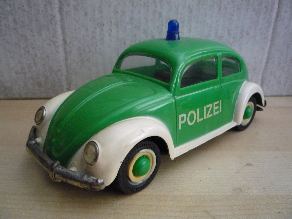 Oude deels blikken VW Volkswagen Kever 1200 Polizei Pepe, Ophalen of Verzenden