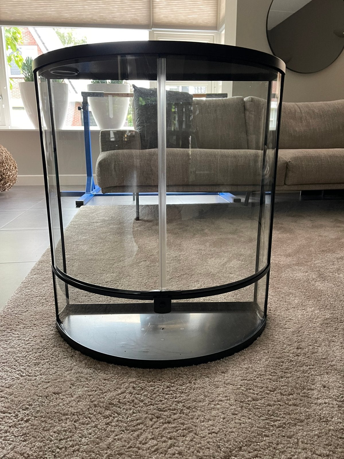 Half moon terrarium, Ophalen of Verzenden, Zo goed als nieuw