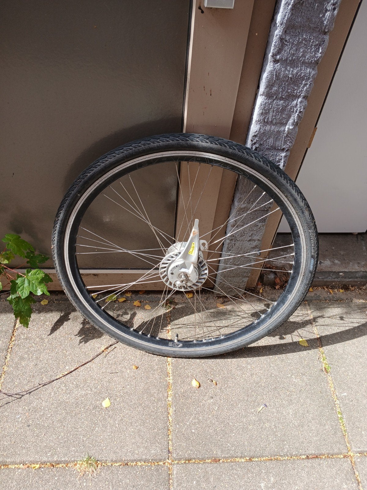 bataves voor en achterwiel compleet., Fietsen en Brommers, Fietsonderdelen, Ophalen, Wiel