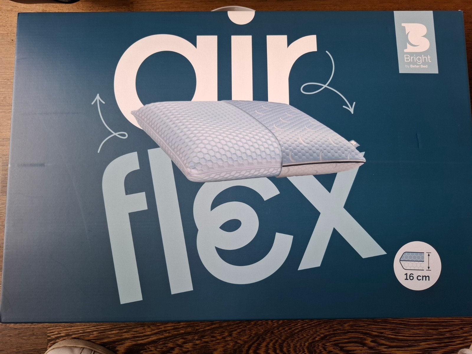 Airflex kussen - Nieuw, Ophalen, Eenpersoons, Wit, Zo goed als nieuw