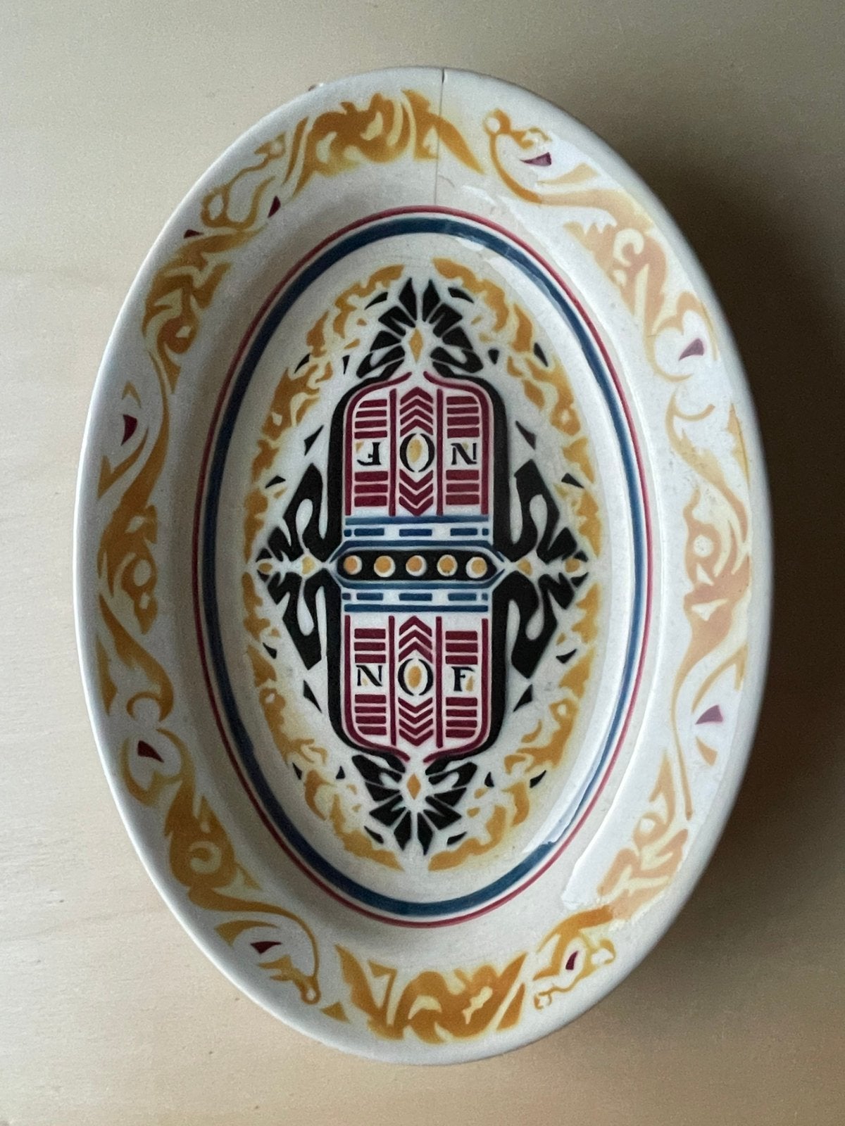 Art Deco schaal uit 1924, Ophalen of Verzenden