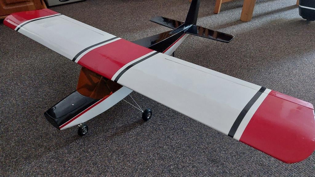 RC modelvliegtuig Piper Tri-Pacer semi-scale, Ophalen, Nieuw, Nitro