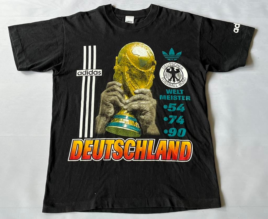 Duitsland Adidas Wereldkampioen vintage WK shirt. Uniek!, Ophalen of Verzenden, Zo goed als nieuw, Maat 46 (S) of kleiner, Zwart