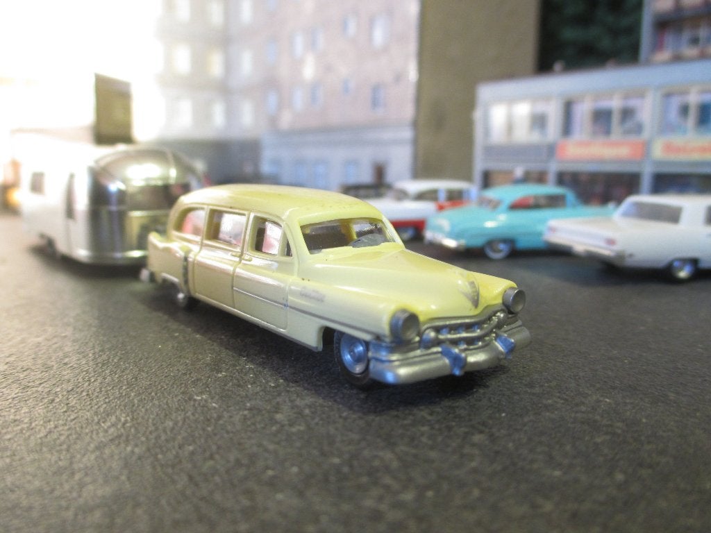 1953 Cadillac Superior Wagon - Busch Praliné, Ophalen of Verzenden, Nieuw, Auto, Overige merken