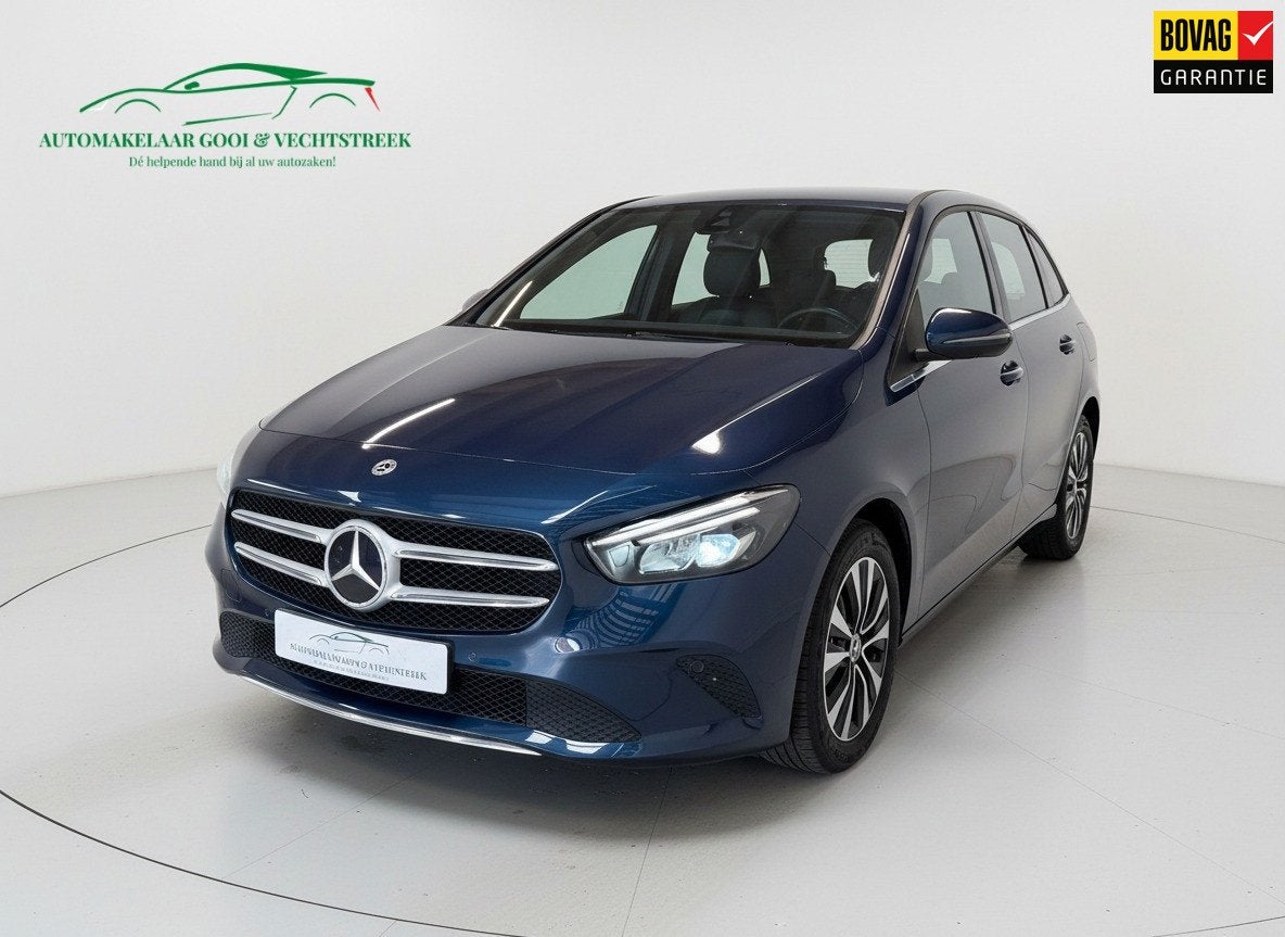 Mercedes-Benz B-klasse 250 e - Progressive - Camera - Trekha, Auto's, Gebruikt, 4 cilinders, Blauw, Leder en Stof