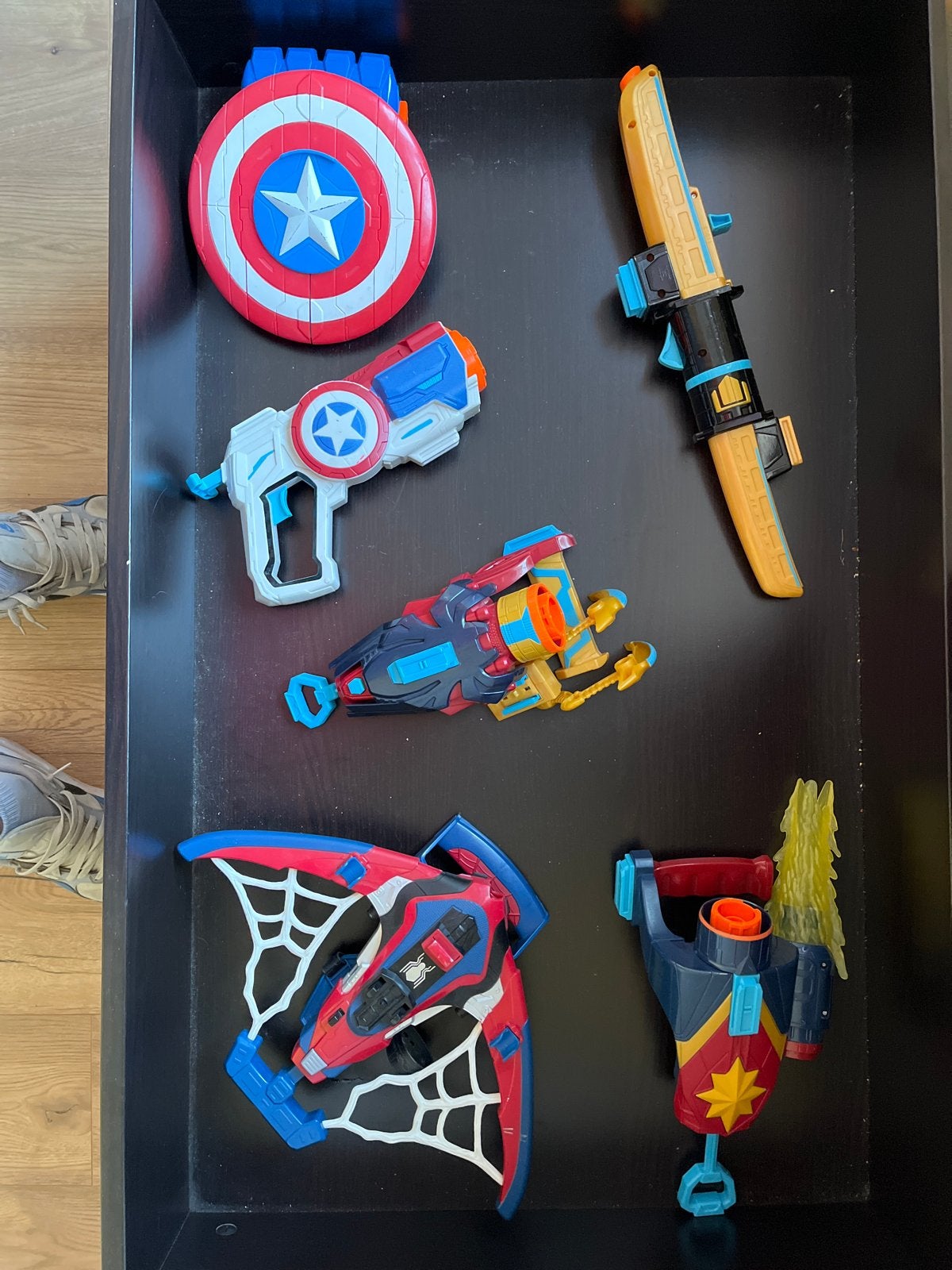 Nerf Marvel Superhelden, Kinderen en Baby's, Speelgoed | Overig, Gebruikt, Jongen of Meisje, Ophalen of Verzenden