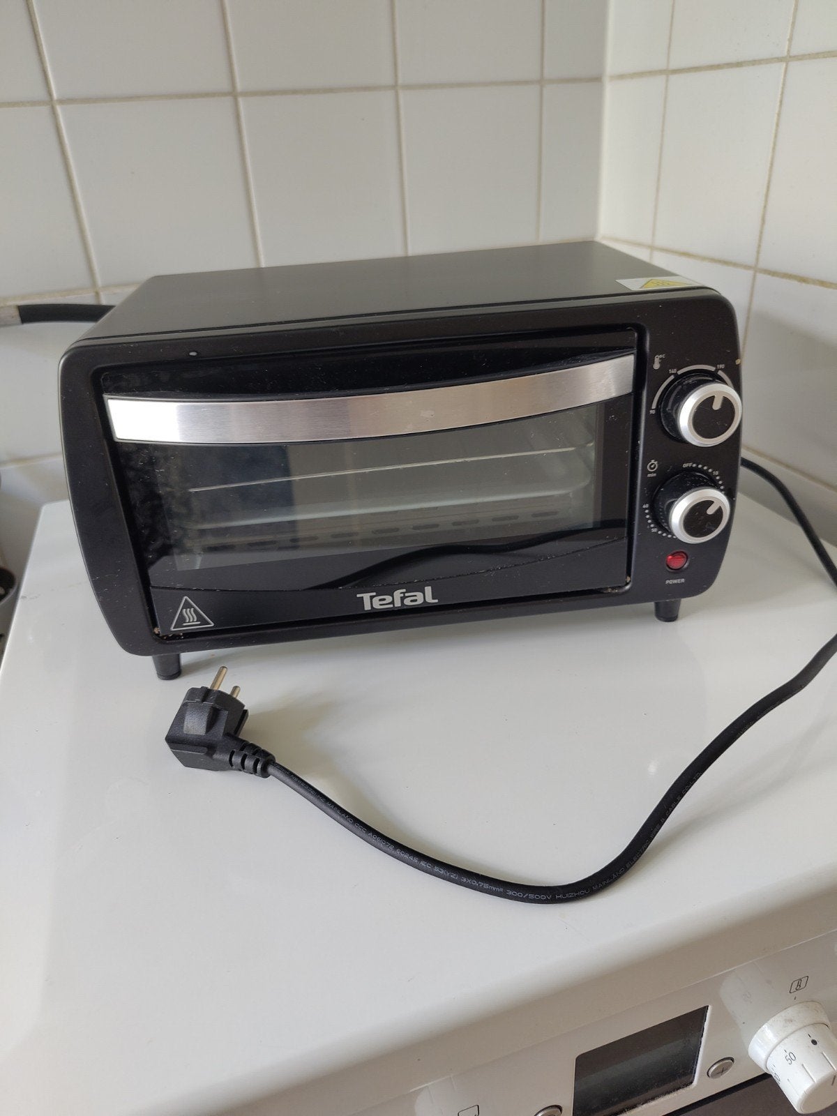 Tefal Mini-oven met rooster en bakplaat - compleet., Ophalen, Minder dan 45 cm, Minder dan 45 cm, Hete lucht
