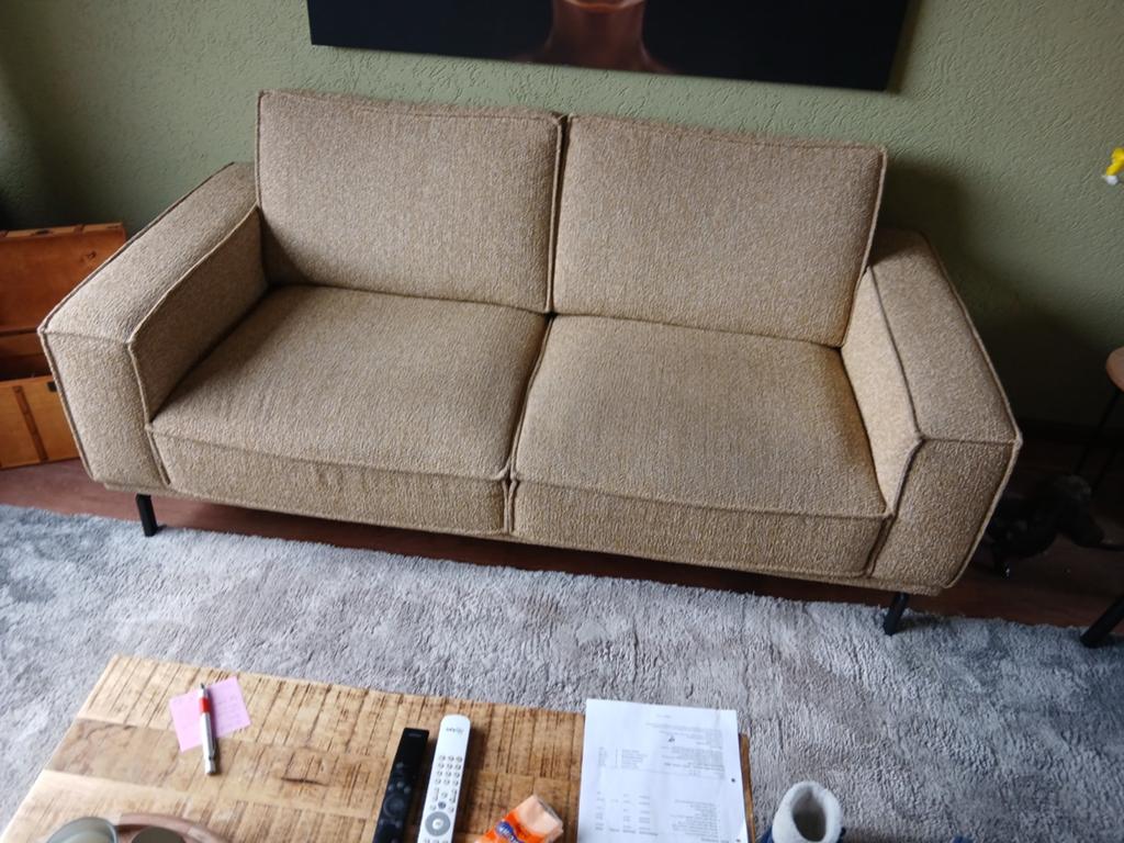 Bank 18 maanden oud zgan, Huis en Inrichting, Banken | Complete zithoeken, Ophalen, Zo goed als nieuw