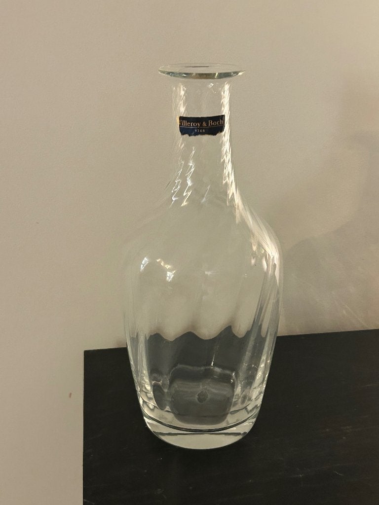 Villeroy & Boch glazen karaf/vaas, Ophalen, Gebruikt, Kristal, Overige typen