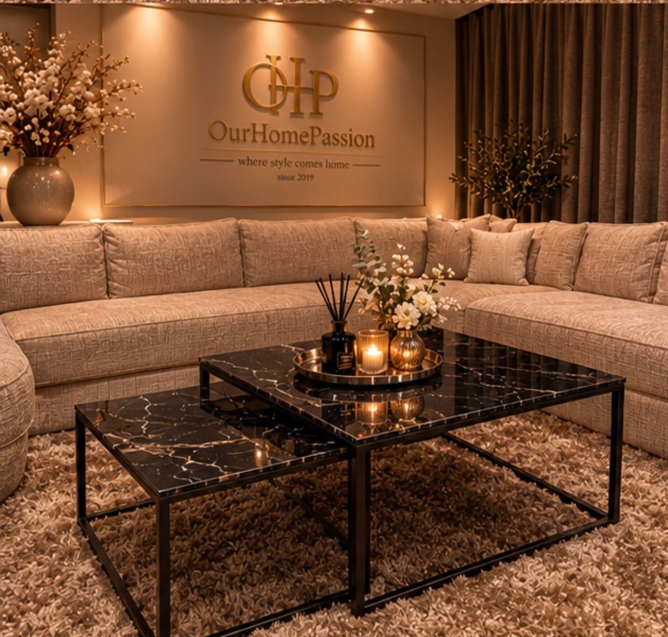 Salontafels marmer look nieuw actie doblo salontafel, Ophalen, Nieuw, Rond, 50 tot 100 cm