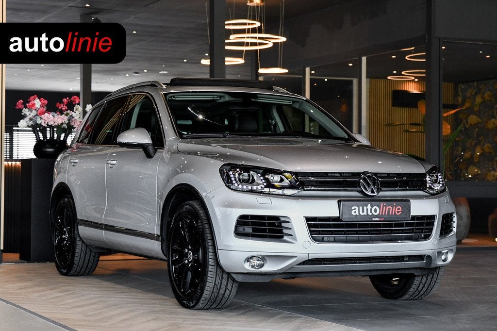 Volkswagen Touareg 3.6 FSI Highline, Panorama, Memory, Clima, Auto's, Volkswagen, Automaat, Euro 5, Gebruikt, Zwart