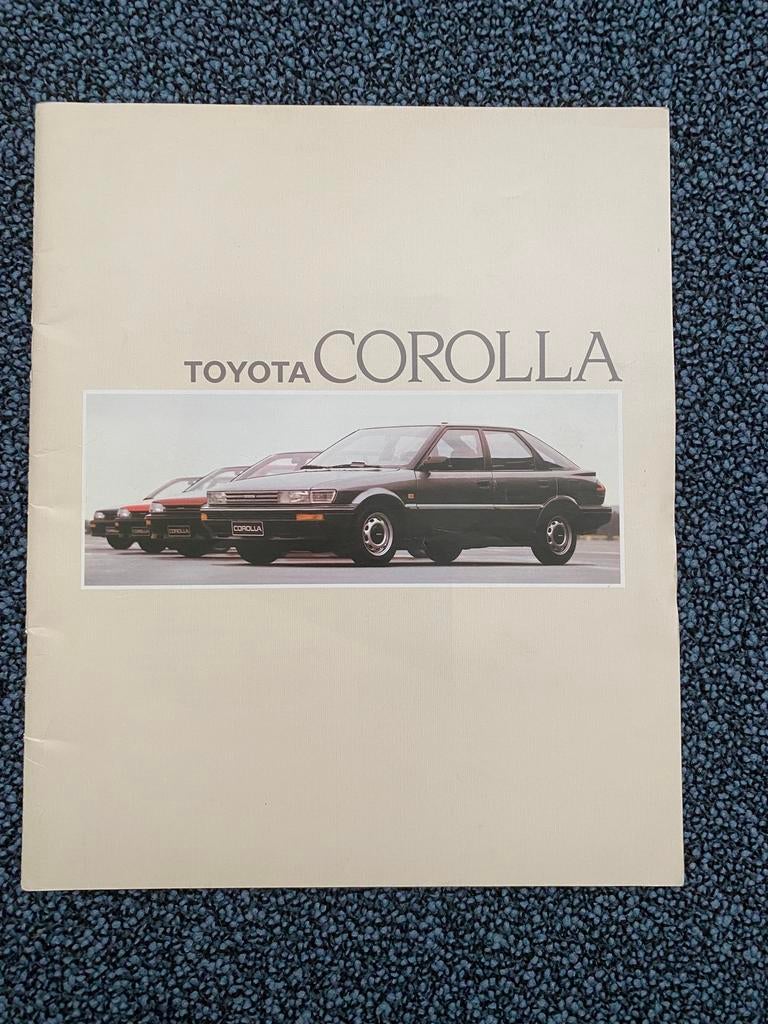 Toyota Corolla autofolder (1987), Boeken, Auto's | Boeken, Ophalen of Verzenden, Zo goed als nieuw, Toyota
