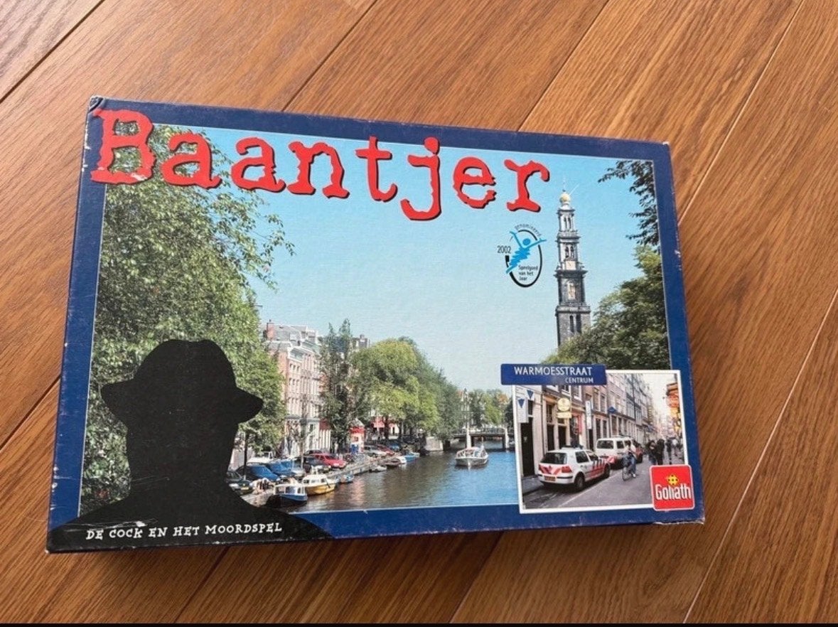 Baantjer Bordspel: De Cock en het Moordspel, Drie of vier spelers, Ophalen of Verzenden, Gebruikt