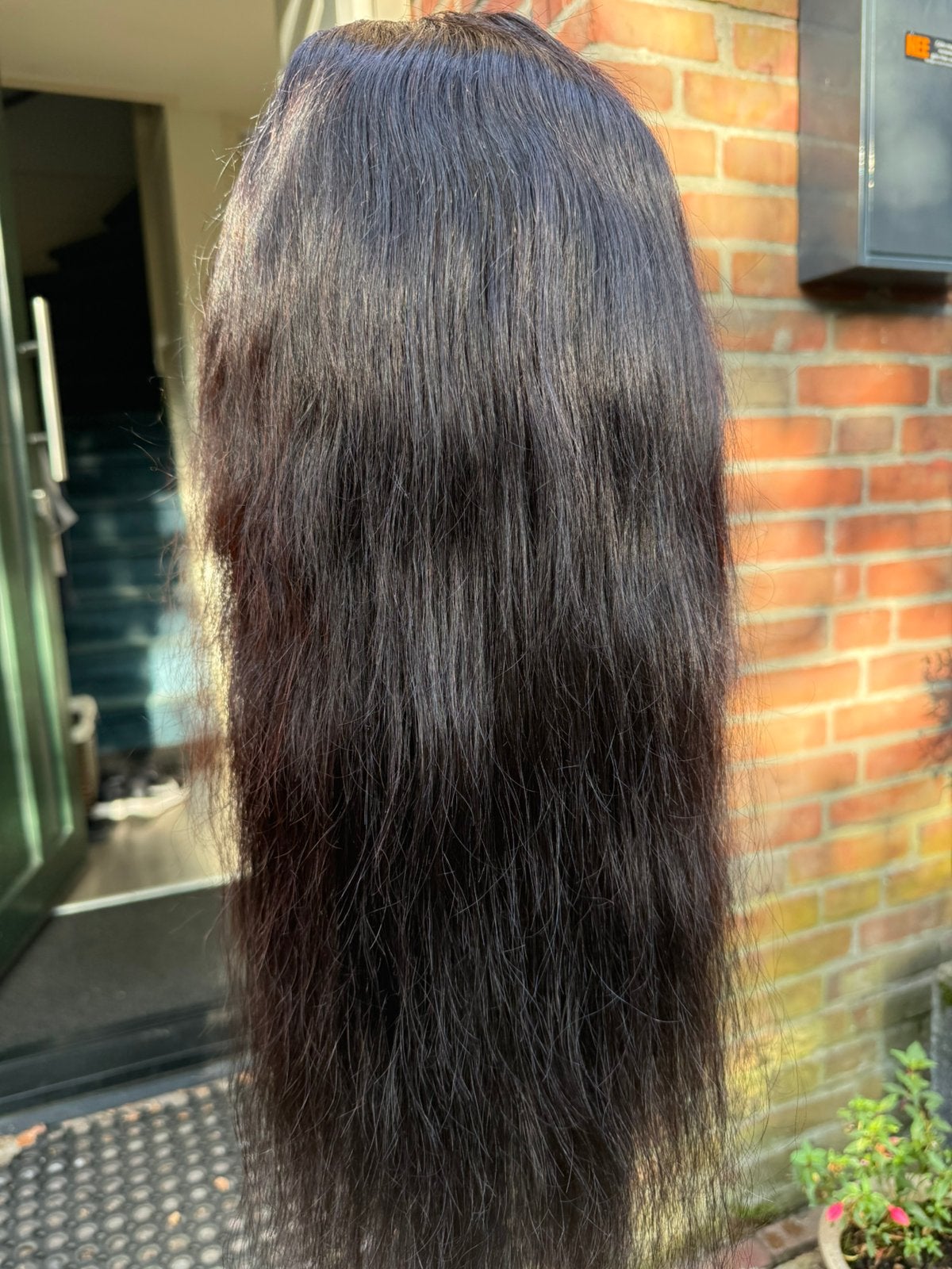 100%Human Hair Wig Echt Haar Priuk 4x4, Ophalen of Verzenden, Nieuw, Pruik of Haarverlenging