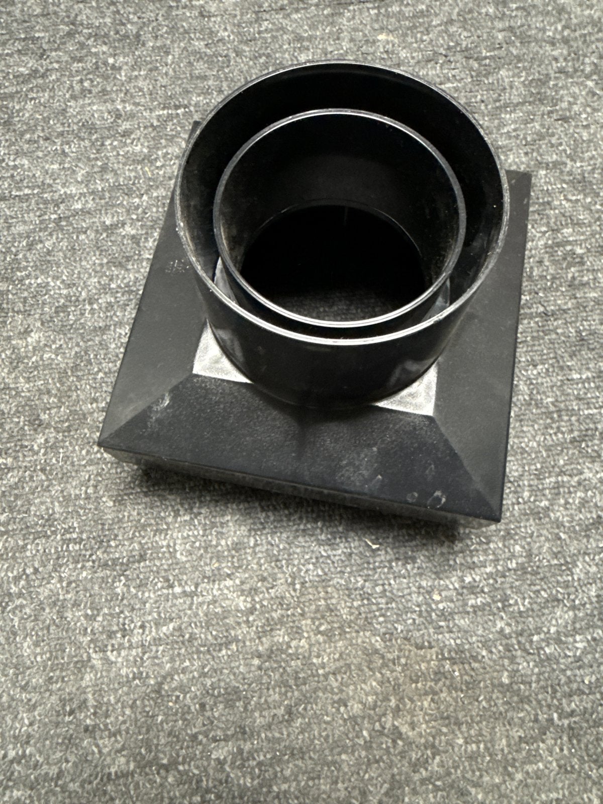 Zwarte PVC afvoerput voor dakgoot, Ophalen, Afvoer, Pvc, Nieuw