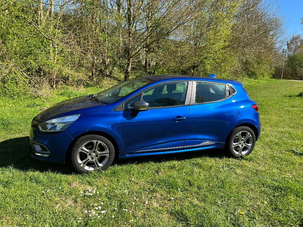 Renault Clio GT-Line Energy TCe 90pk Eco2 S&S 2018 Blauw, Voorwielaandrijving, 898 cc, Stof, 4 cilinders