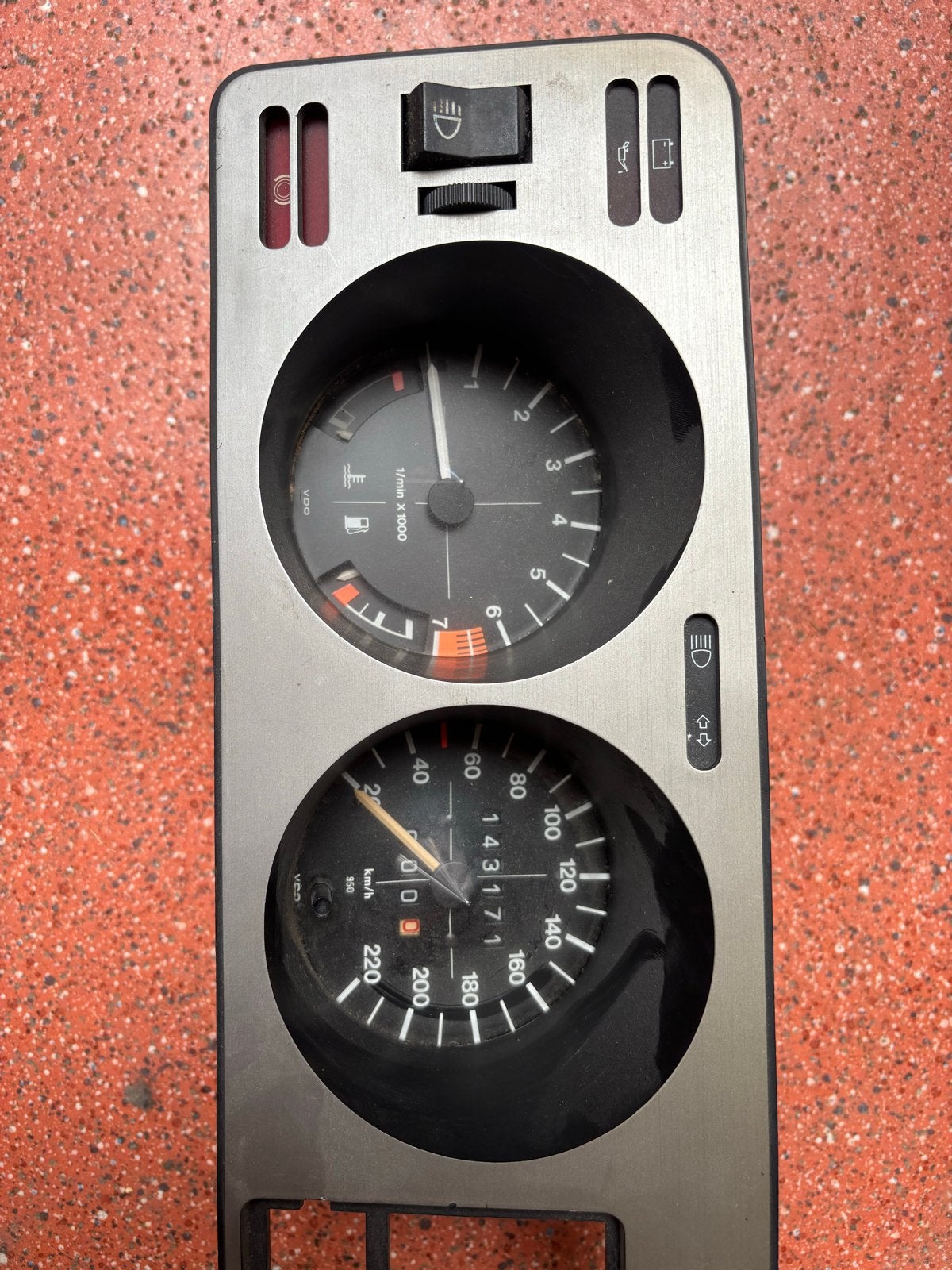 Nette Dashboard km teller, toerenteller Scirocco 1 vw, Ophalen of Verzenden, Gebruikt, Volkswagen