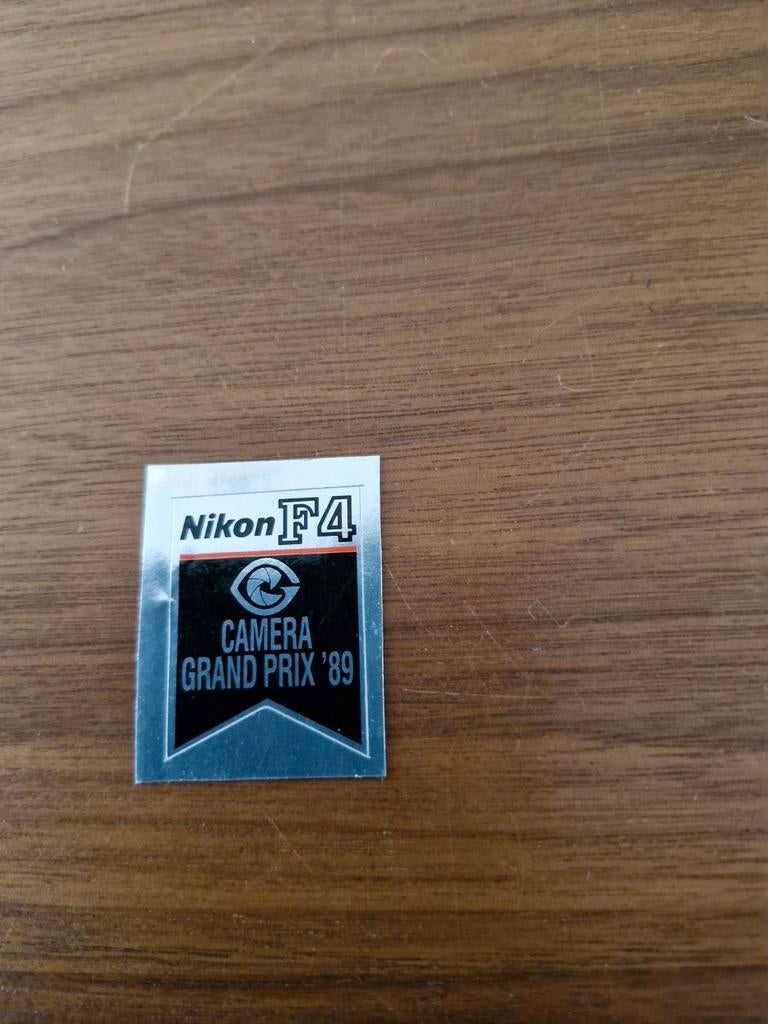 6937 Nikon F4 Camera Grand Prix '89 stickers, Verzamelen, Stickers, Ophalen of Verzenden