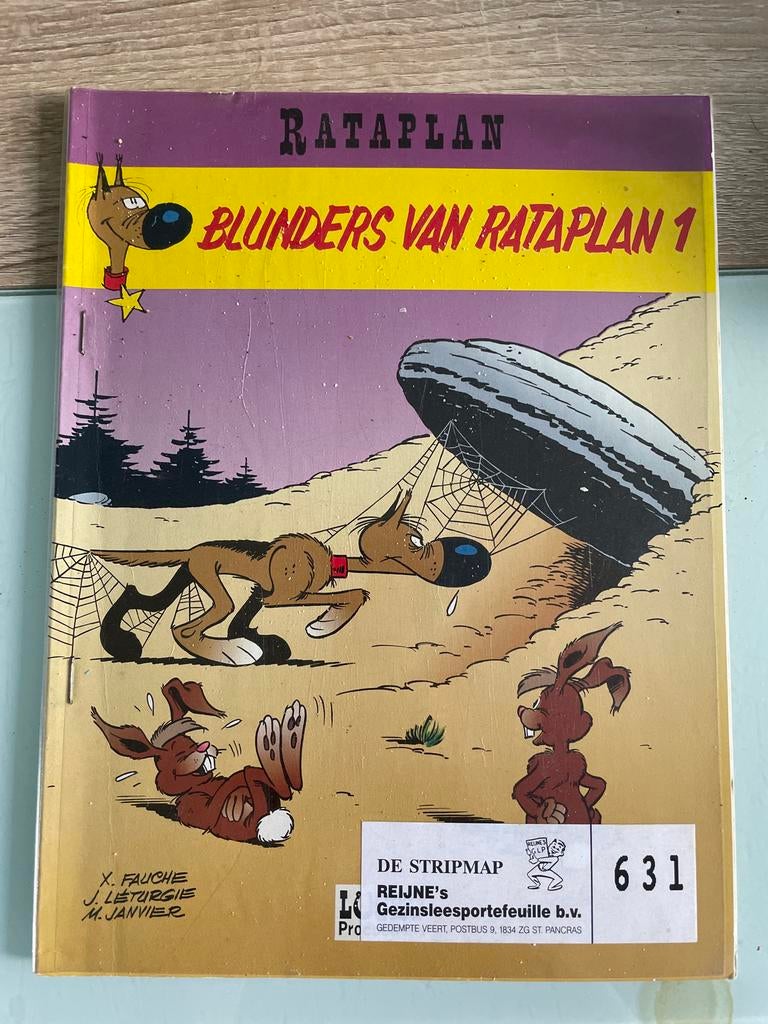 RataPLAN Blunders van Rataplan 1 - Stripboek, Eén stripboek, Ophalen, Gelezen