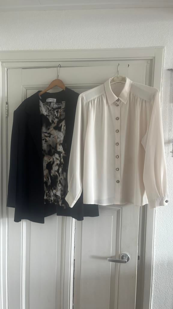 Bianca blazer gerry weber shirt, Ophalen of Verzenden, Zo goed als nieuw, Maat 46/48 (XL) of groter, Zwart