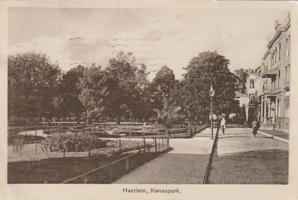 Haarlem kenaupark 1929, Ophalen of Verzenden, 1920 tot 1940, Gelopen, Noord-Holland