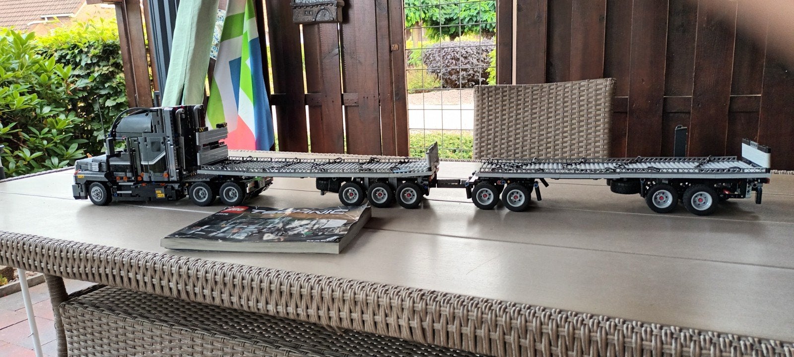 LEGO Technic 42078 Mack Anthem vrachtwagen met trailer, Ophalen of Verzenden, Zo goed als nieuw