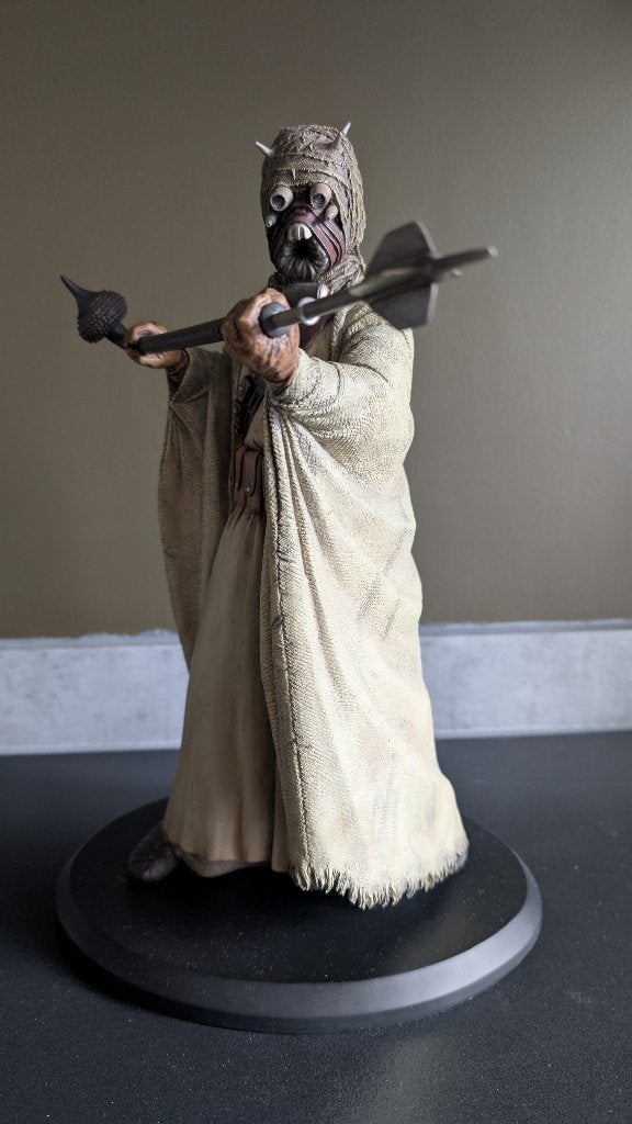 Star Wars Attakus Tusken Raider, Verzamelen, Star Wars, Verzenden, Zo goed als nieuw, Beeldje of Buste