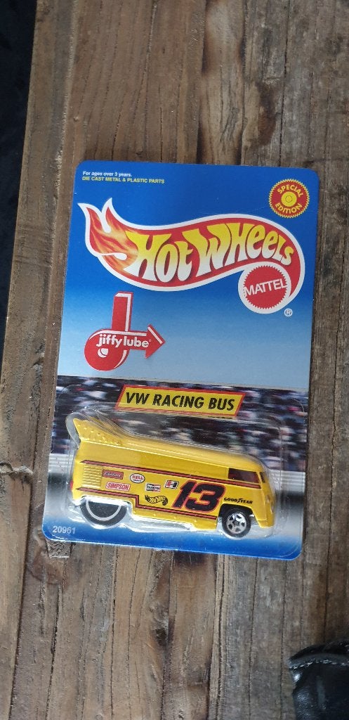 hot wheels volkswagen drag bus jiffy lube, Ophalen of Verzenden, Nieuw, Auto