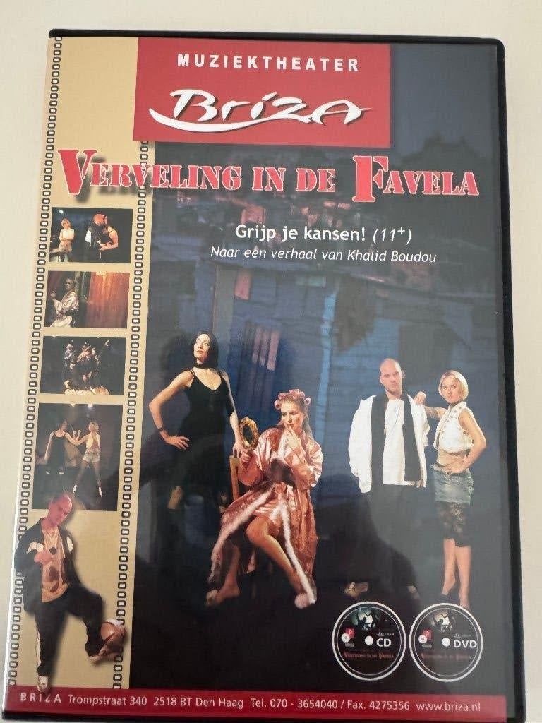 DVD - Verveling in de Favella - muziektheater Briza, Alle leeftijden, Zo goed als nieuw, Inclusief boekje, Ophalen of Verzenden