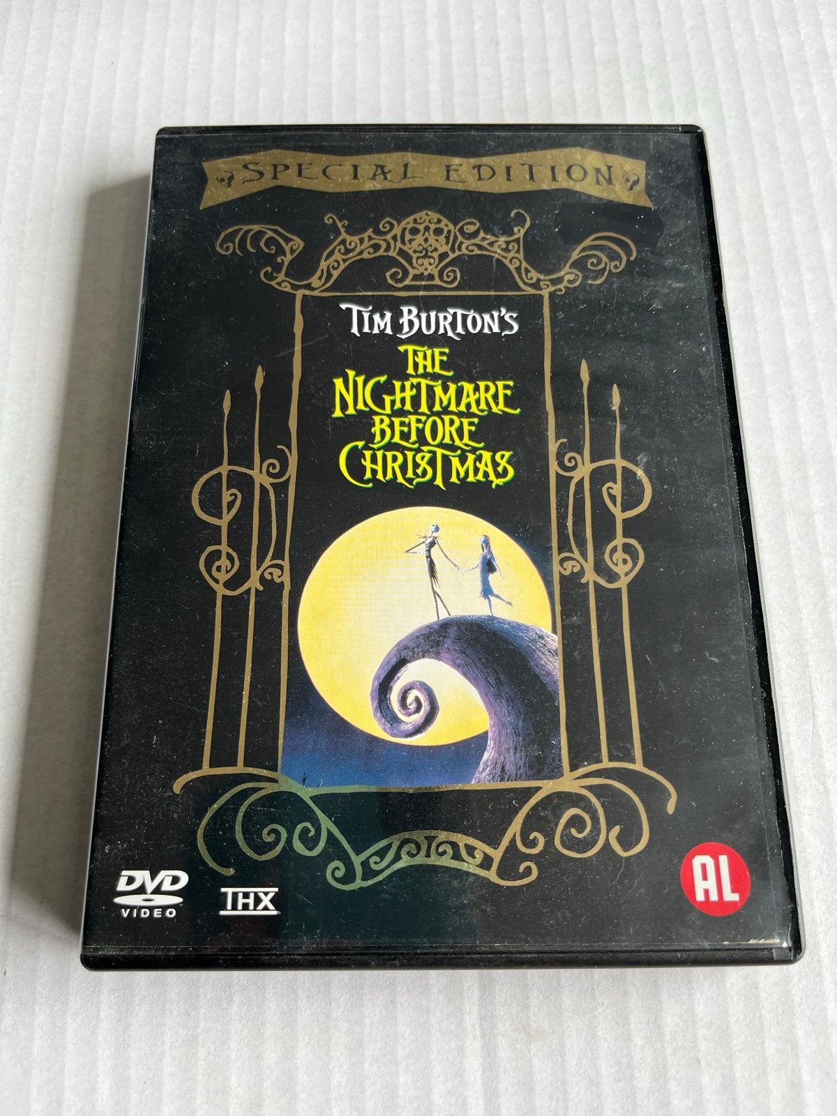 Tim Burton's The Nightmare Before Christmas DVD, Animatie, Nederlands, Ophalen of Verzenden, Gebruikt