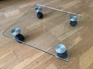 glazen plantentrolley onderzetter plantenroller met 4 wielen, Ophalen, Zo goed als nieuw, Overige kleuren, Plantenonderzetter