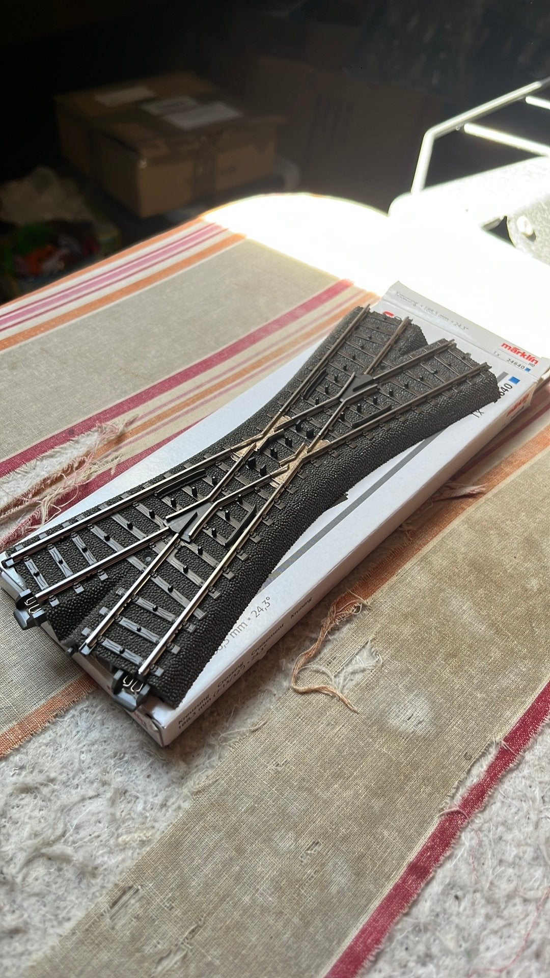 Te koop kruising van marklin C 24640, Wisselstroom, Wagon, Ophalen of Verzenden, Zo goed als nieuw