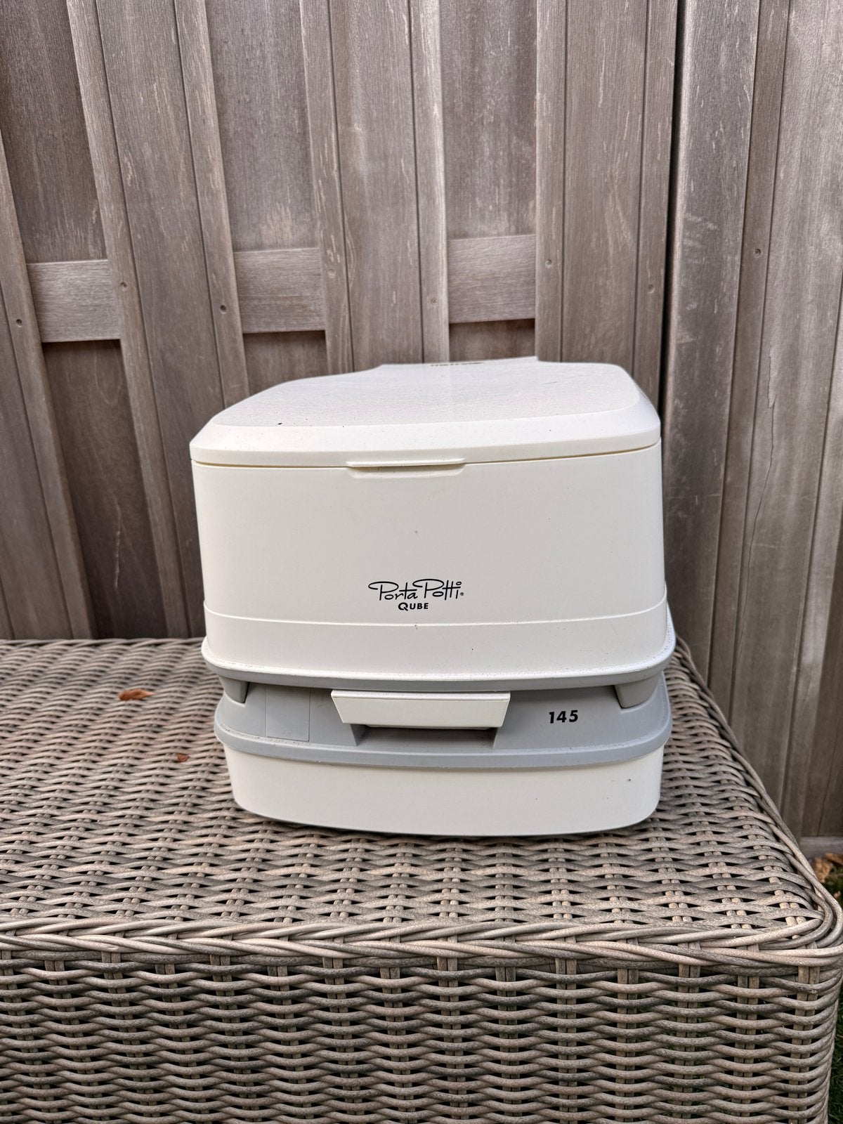 Thetford Porta Potti Qube 145 draagbaar toilet, Ophalen of Verzenden, Gebruikt