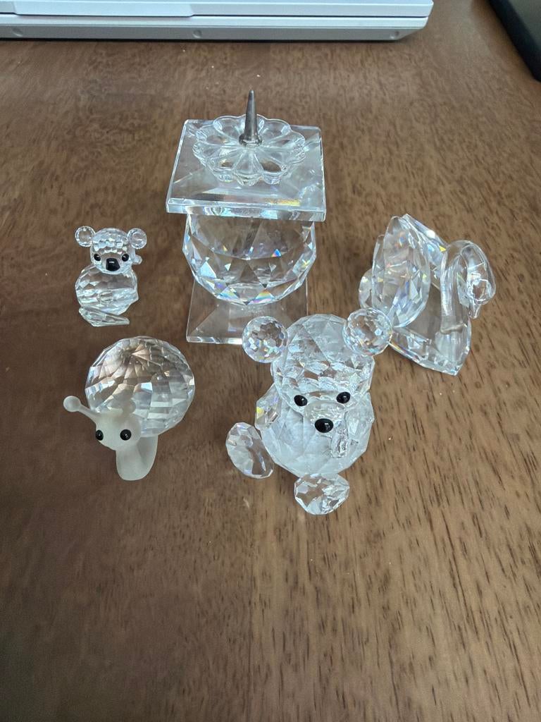 Diverse Swarovski beeldjes/kristallen, Verzamelen, Swarovski, Ophalen, Gebruikt, Figuurtje