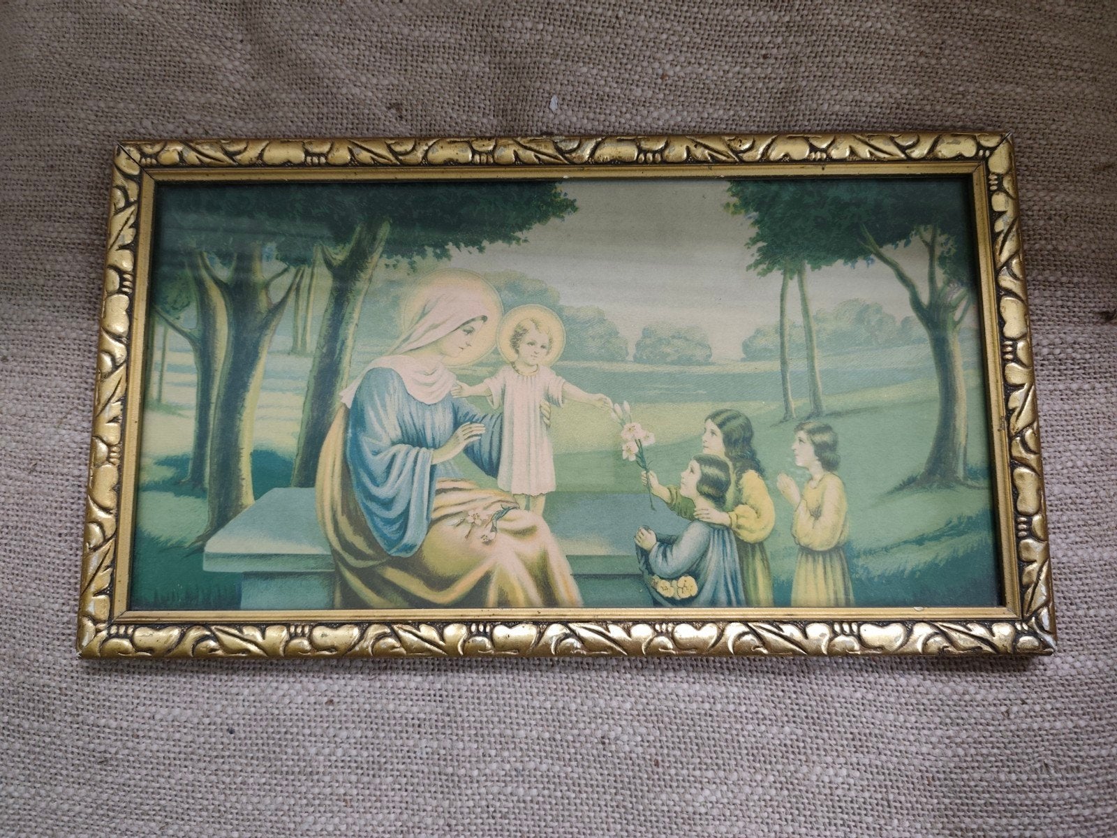 OUD SCHILDERIJ RELIGIE, Ophalen of Verzenden