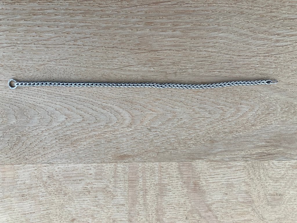 Trollbeads armband zilver edelsteen bedels, Sieraden, Tassen en Uiterlijk, Armbanden, Ophalen of Verzenden, Nieuw, Zilver, Zilver