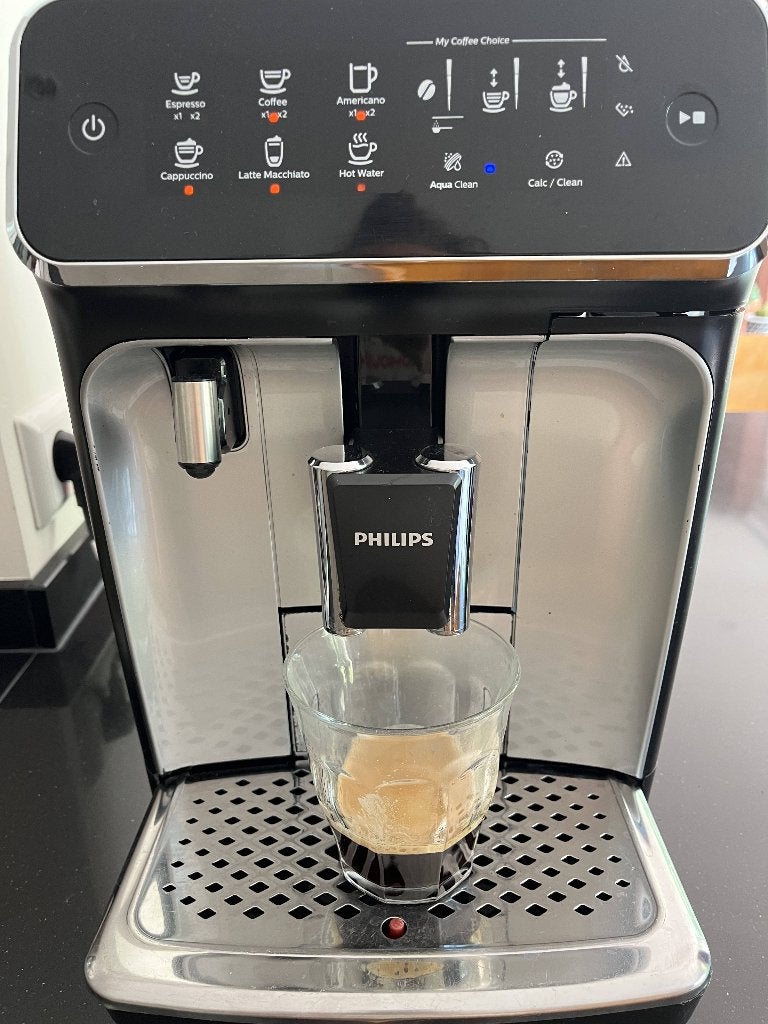 Espresso machine Philips 3200 EP3246/70 LatteGo, Witgoed en Apparatuur, Ophalen, Afneembaar waterreservoir, Gebruikt, Espresso apparaat