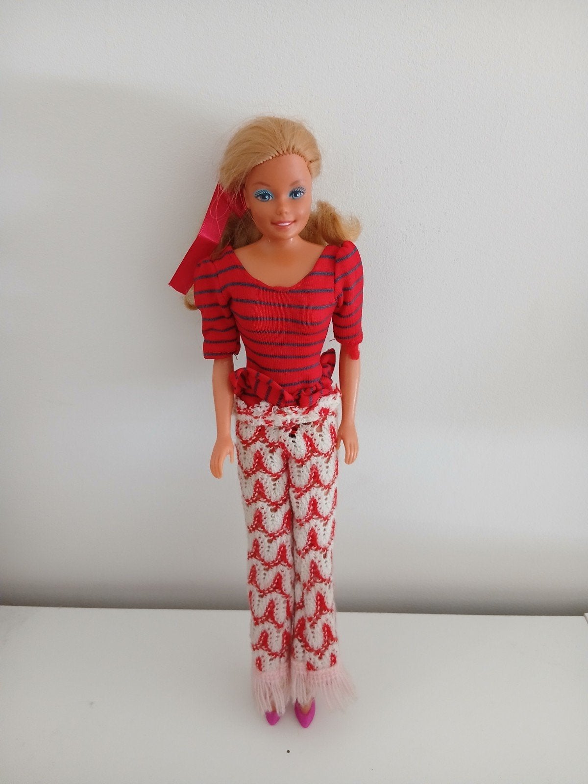 Vintage Mattel Barbie Pop 1983 met Originele Kleding 1978