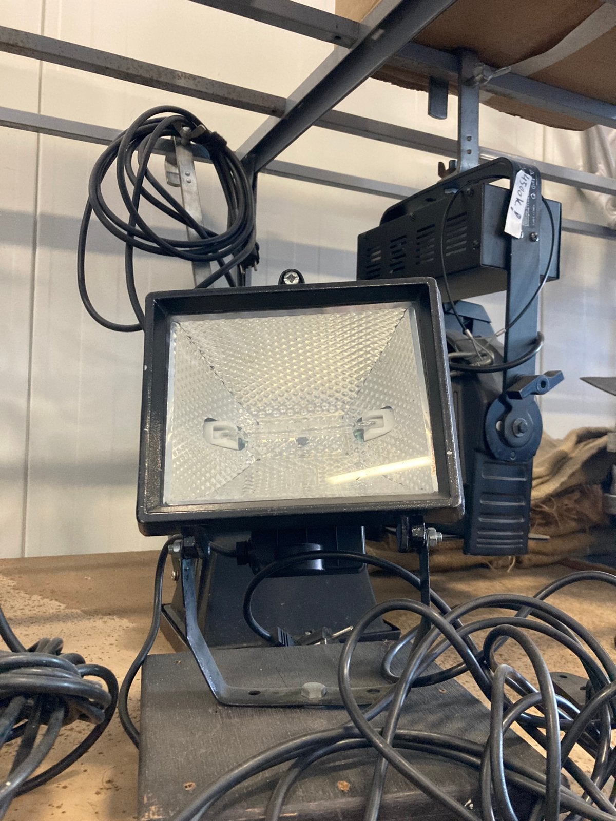 Bouwlamp 500w, ca 50 beschikbaar!, Doe-het-zelf en Verbouw, Bouwverlichting, Ophalen of Verzenden, Zo goed als nieuw, Lamp