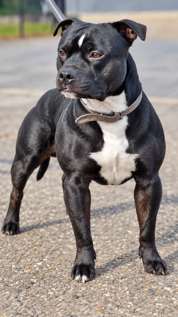 Dekreu , engelse Stafford, Dieren en Toebehoren, Reu, Eén hond, CDV (hondenziekte), 3 tot 5 jaar