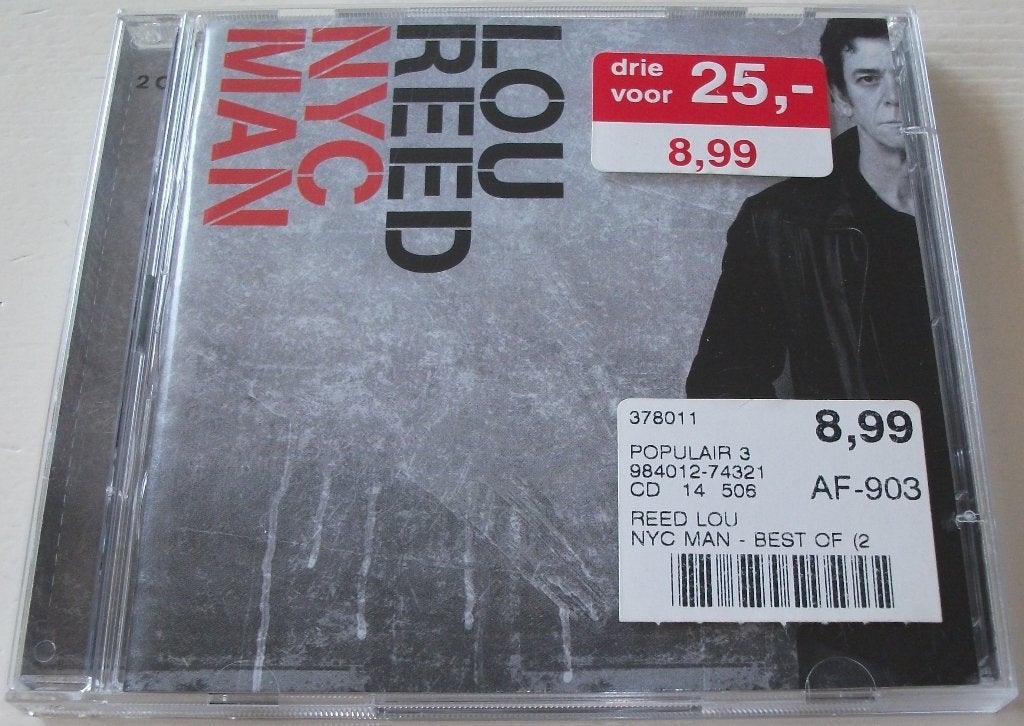 CD *** LOU REED *** 2-CD Boxset NYC Man, Ophalen of Verzenden, Zo goed als nieuw, Poprock, Boxset