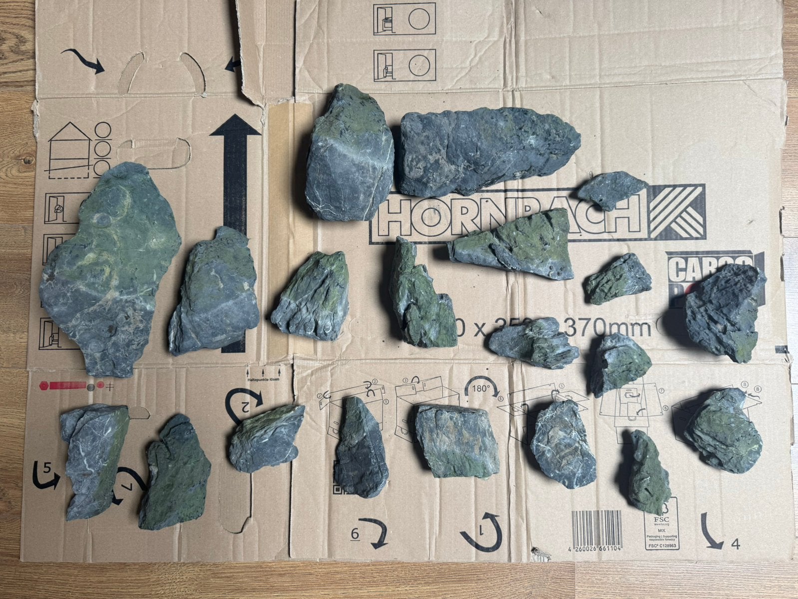 50kg dark seiryu stenen, Ophalen of Verzenden, Plant(en), Steen of Hout