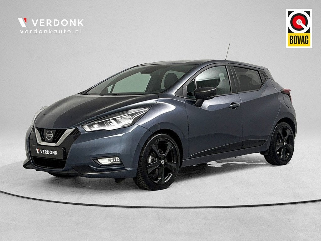 Nissan Micra 1.0 IG-T N-Sport (bj 2020), Auto's, 101 pk, Gebruikt, Verwarmde buitenspiegels, Zilver of Grijs