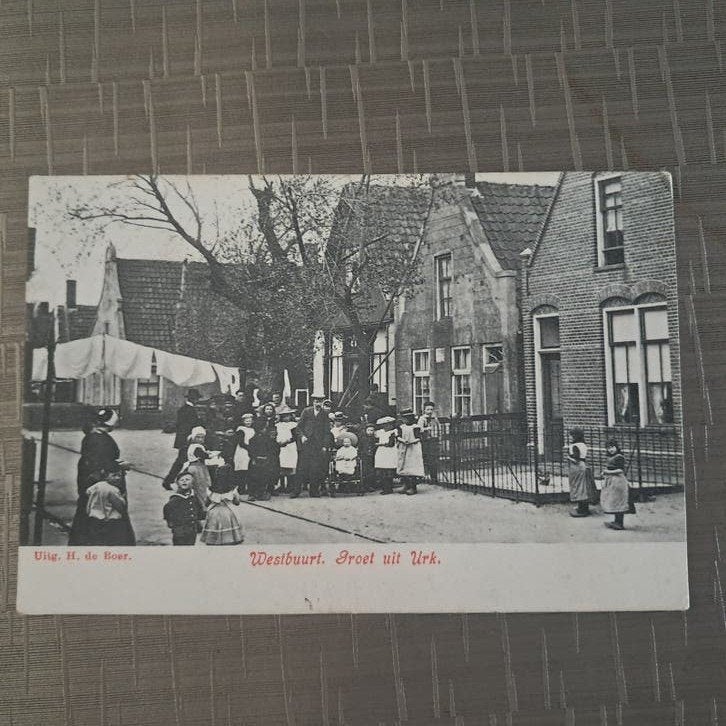 Uitg H de Boer Westbuurt Groet uit Urk, Ophalen of Verzenden, Flevoland